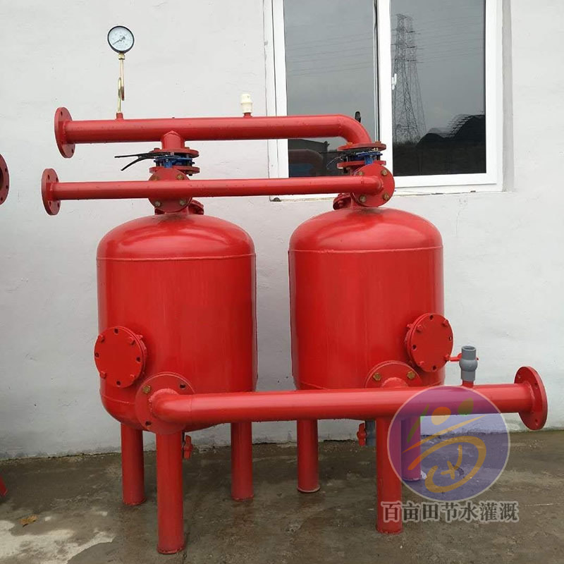 手动双砂石过滤器