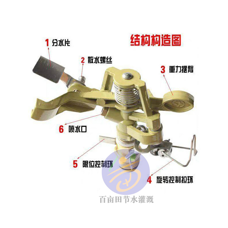 9708锌合金喷头